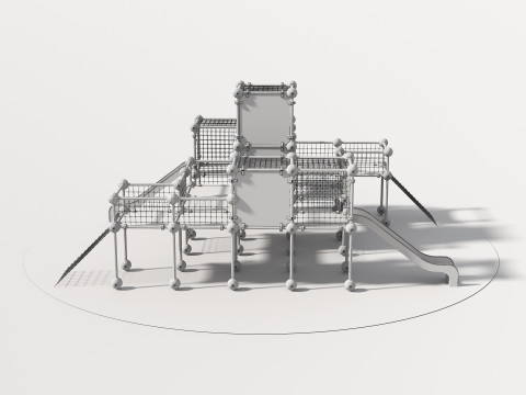 Outdoor Kids Playground - 002 3D Модель