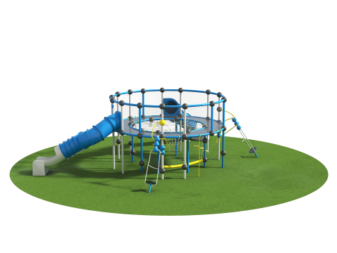 Outdoor Kids Playground - 001 3D 모델