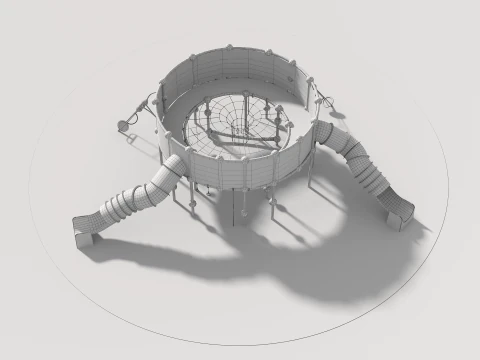 Outdoor Kids Playground - 001 3D Model