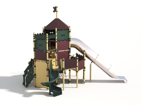 Outdoor Kids Playground - 006 3D Model