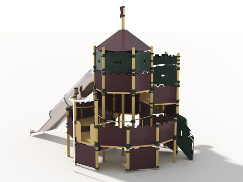 Outdoor Kids Playground - 006 3D Model