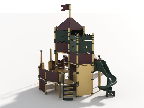 Outdoor Kids Playground - 006 3D Model