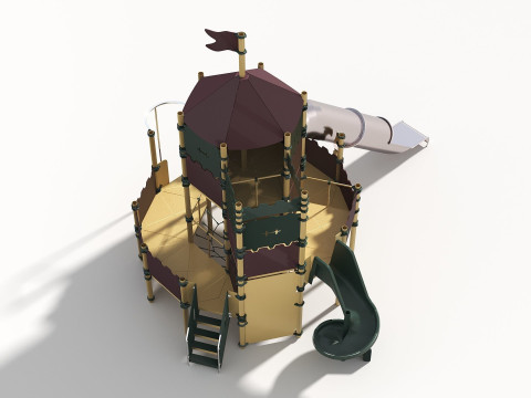 Outdoor Kids Playground - 006 3D Model