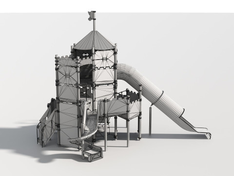 Outdoor Kids Playground - 006 3D Model