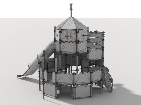 Outdoor Kids Playground - 006 3D Model