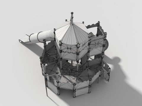 Outdoor Kids Playground - 006 3D Model