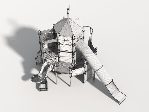 Outdoor Kids Playground - 006 3D Model