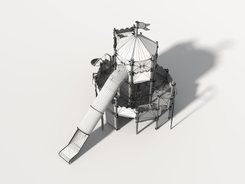 Outdoor Kids Playground - 006 3D Model
