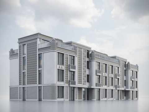 Residential Building 019 3D-Modell