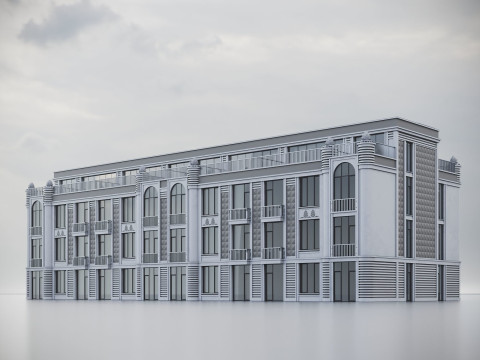 Residential Building 019 3D-Modell