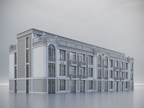 Residential Building 019 3D-Modell