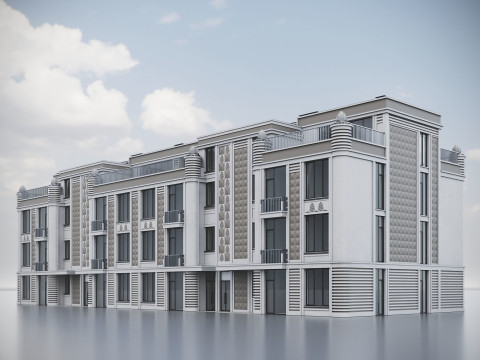 Residential Building 019 3D-Modell