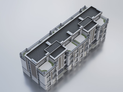 Residential Building 019 3D-Modell