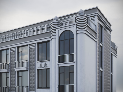 Residential Building 019 3D-Modell