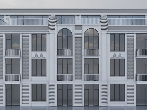 Residential Building 019 3D-Modell