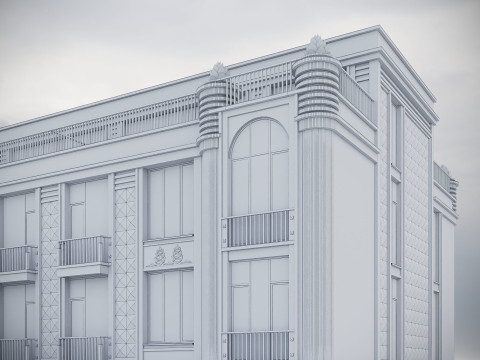 Residential Building 019 3D-Modell