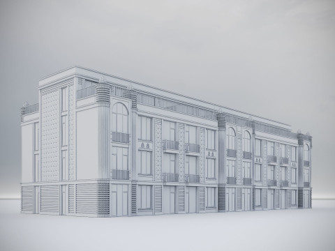 Residential Building 019 3D-Modell