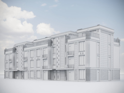 Residential Building 019 3D-Modell