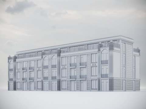 Residential Building 019 3D-Modell