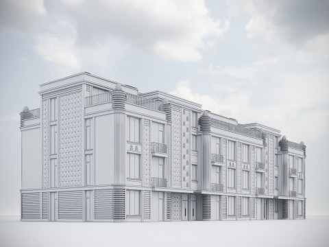 Residential Building 019 3D-Modell