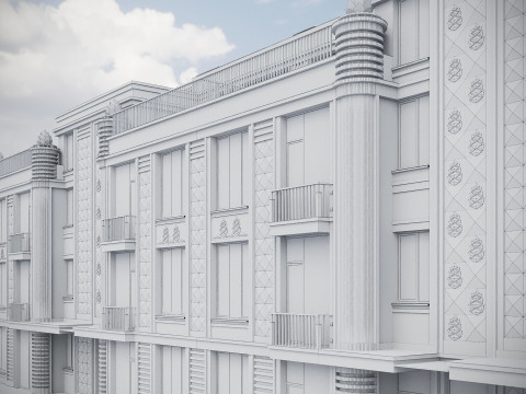Residential Building 019 3D-Modell