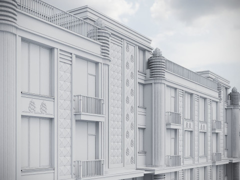 Residential Building 019 3D-Modell