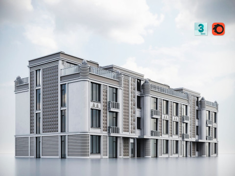 Residential Building 019 Modello 3D