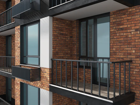 आवासीय भवन 003 3D मॉडल