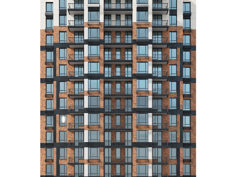 Residential Building 003 3D Модель