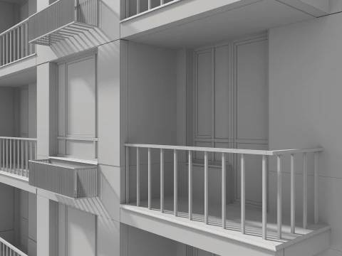 आवासीय भवन 003 3D मॉडल