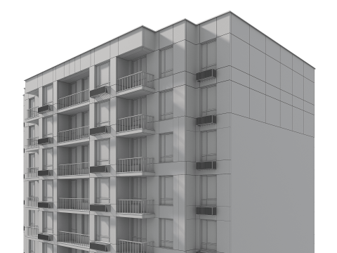 Residential Building 003 3D Модель