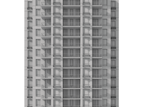 Residential Building 003 3D Модель