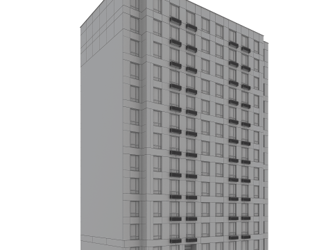 Residential Building 003 3D Модель
