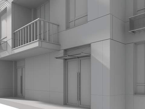 Residential Building 003 3D Модель