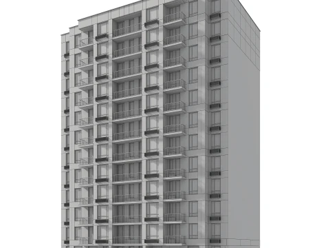 आवासीय भवन 003 3D मॉडल