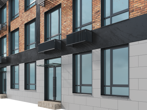 Residential Building 004 Modello 3D