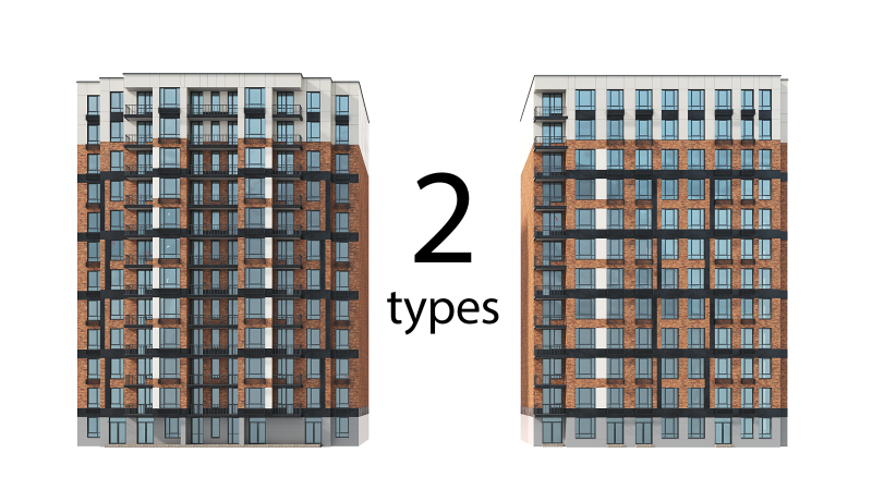 Collection Residential Building 005 3D मॉडल .c4d .max .obj .3ds .fbx .stl .blend 