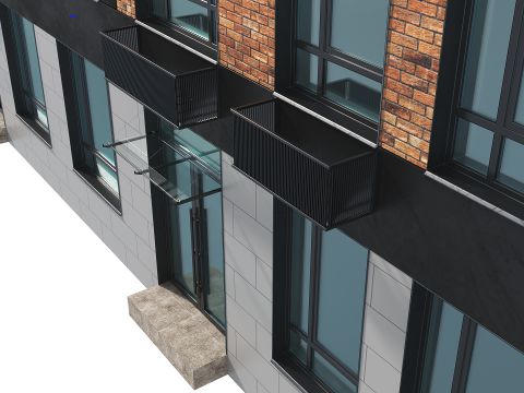 Collection Residential Building 005 3D मॉडल