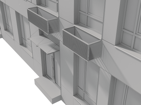 Collection Residential Building 005 3D मॉडल