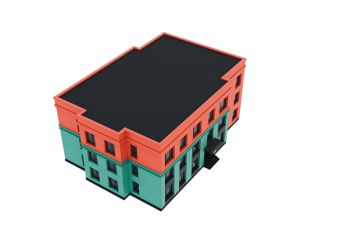 Residential Building 006 Modelo 3D