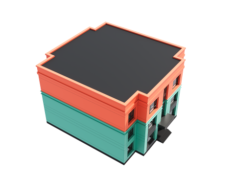 Residential Building 006 Modelo 3D