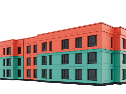 Residential Building 006 Modelo 3D