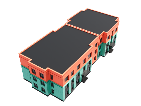 Residential Building 006 Modelo 3D