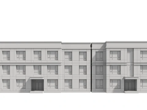 Residential Building 006 3D Model