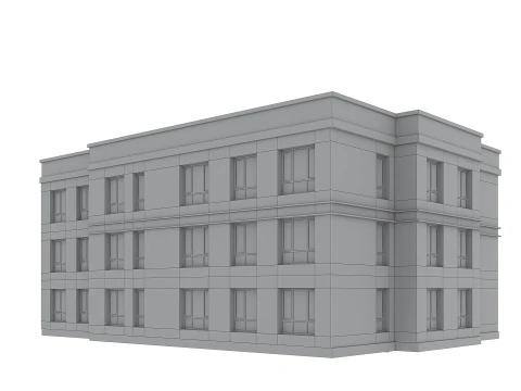 Residential Building 006 3D Model