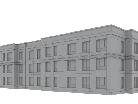 Residential Building 006 3D Model