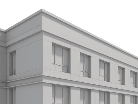 Residential Building 006 3D Model