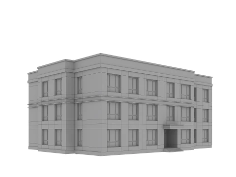 Residential Building 006 3D Model