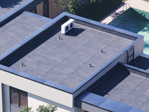 Exterior House Scene 3D Model