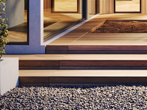 Exterior House Scene Day and Night 3D Модель
